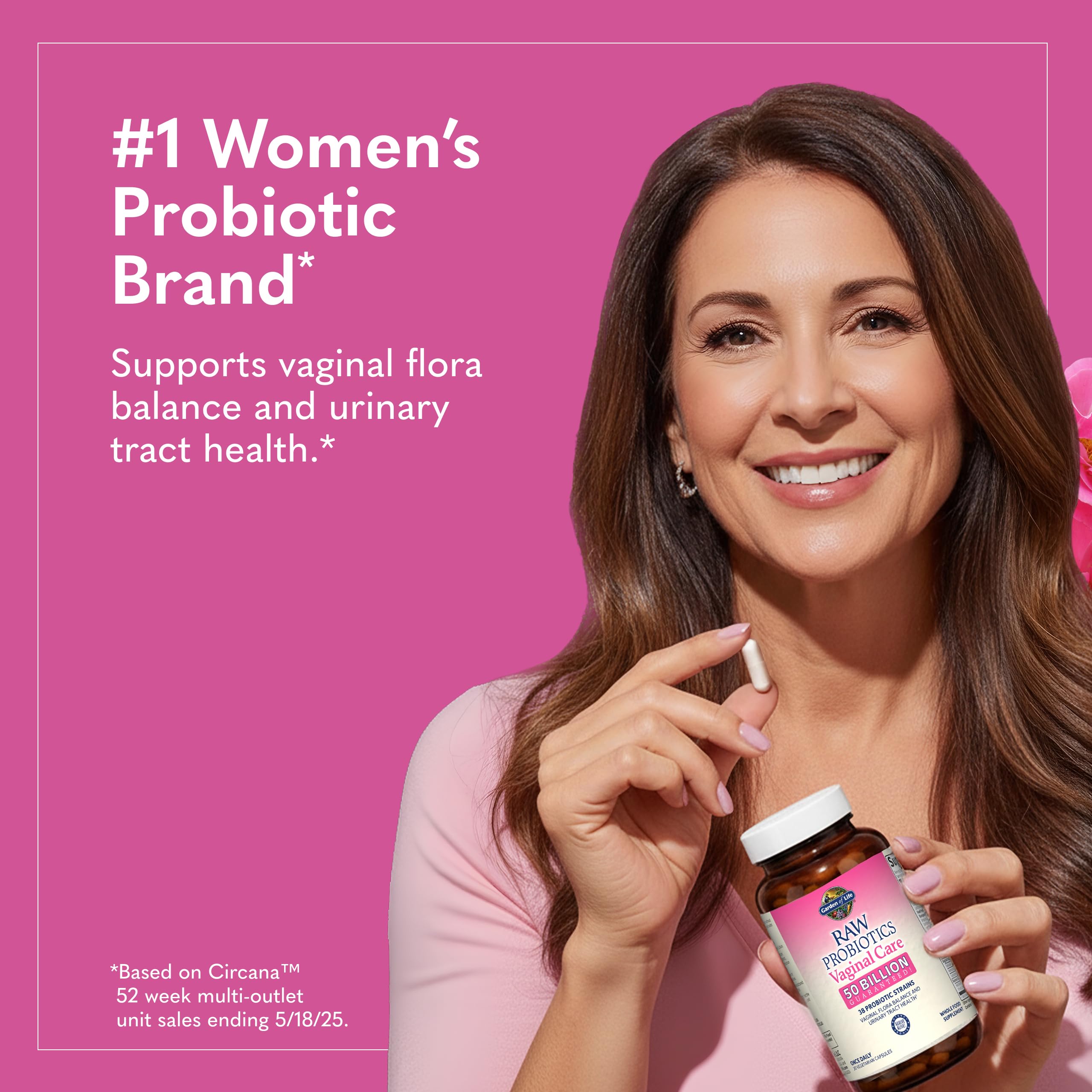 Garden of Life Vaginal Care label closeup emphasizes clean ingredients and third-party testing