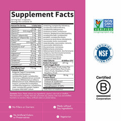 Front label of Garden of Life Raw Probiotics Women 50 & Wiser