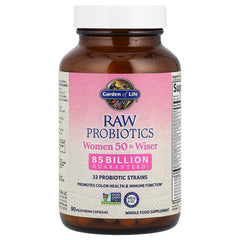Ingredients panel highlighting 33 probiotic strains and dairy-digesting enzymes