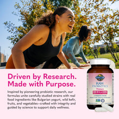 Garden of Life Raw Probiotics Women packaging communicates immune and vaginal health support.