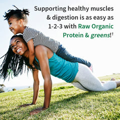 Garden of Life Raw Protein & Greens vanilla scoop for daily nutrition