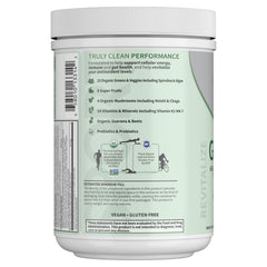 Garden of Life Sport Greens Apple Berry nutrition facts, showing vitamins and minerals.