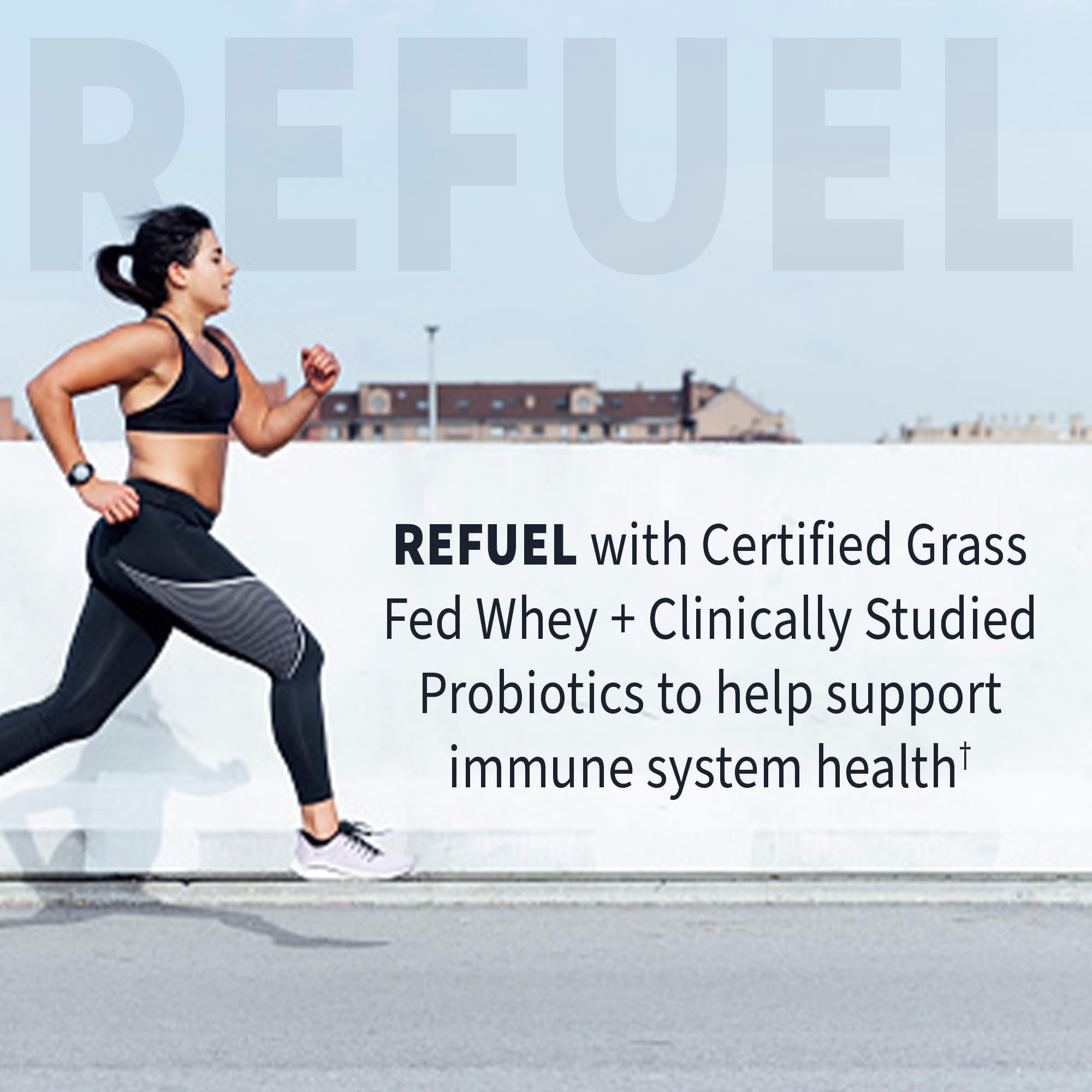 Probiotic illustration highlights immune health support during training