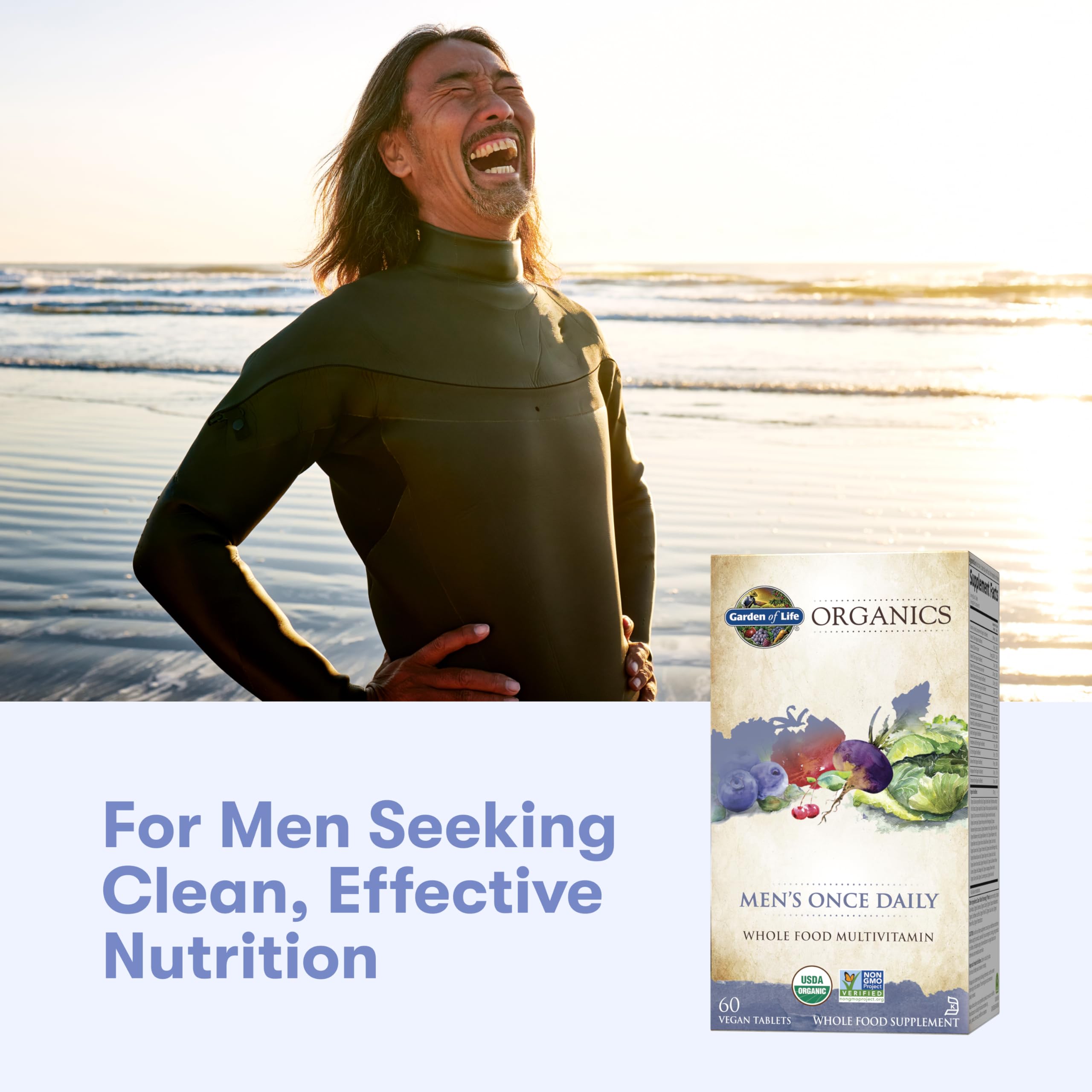 Garden of Life vegan and gluten-free certification supports clean nutrition.
