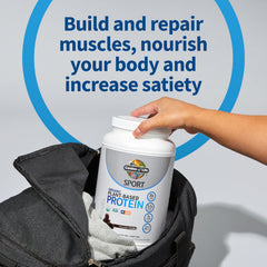 Garden of Life vegan protein with BCAAs post-workout shake