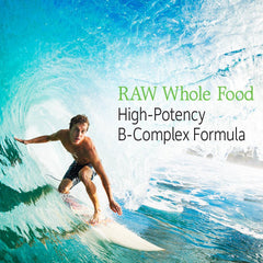 Garden of Life Vitamin B Complex front of packaging highlighting energy and metabolism