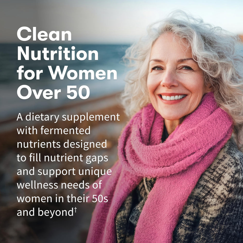 Vitamin Code 50+ Women capsules close-up for easy swallowing.
