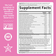 Garden of Life Vitamin Code 50+ Women with CoQ10 for bone support.