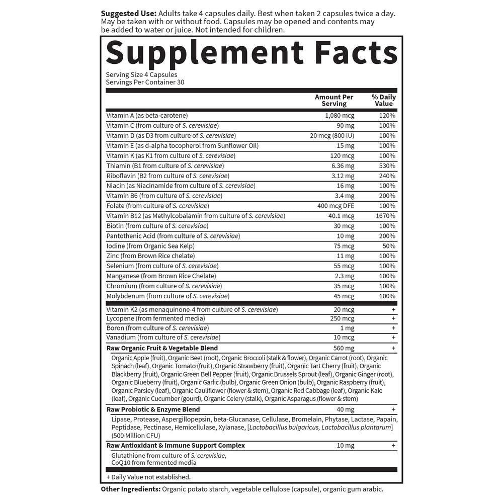 Garden of Life Vitamin Code Men heart-health nutrients with C and E.