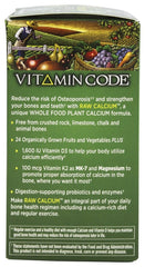 Garden of Life Vitamin Code RAW Calcium packaging highlights eco-friendly design.
