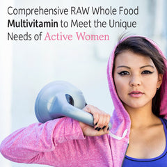 Garden of Life Vitamin Code Raw One for Women iron and folate note.