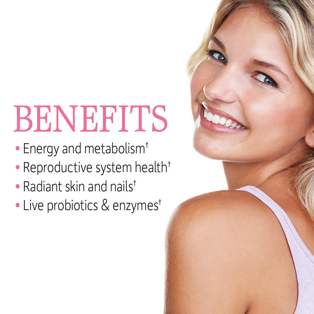 Garden of Life Vitamin Code Raw One for Women raw fruits and vegetables highlight.