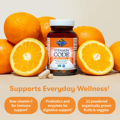 Garden of Life Vitamin Code Raw Vitamin C probiotic enzyme blend supports digestion