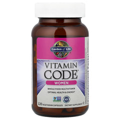 Vitamin Code Women capsules ready for daily use.