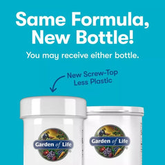 Garden of Life Daily Care on a bedside table supports routine.