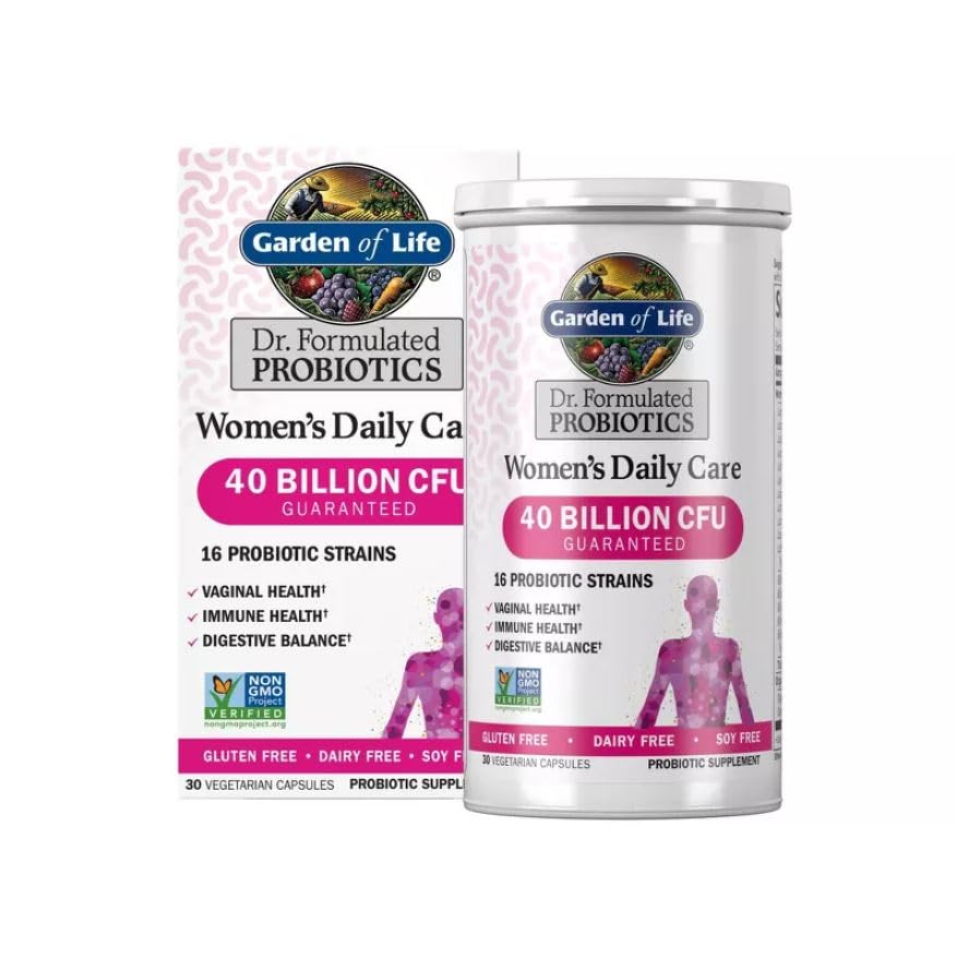 Garden of Life Women's Daily Care capsules designed for everyday use.