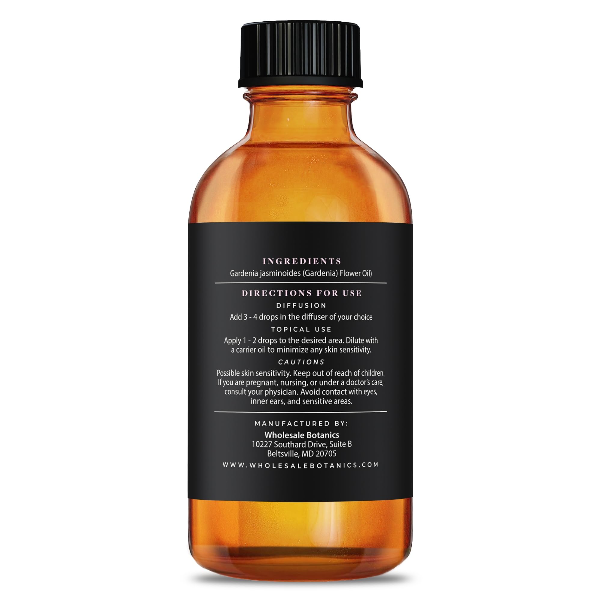 Gardenia essential oil 4 oz bottle for candles and room sprays