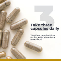 Garlic capsules being poured from bottle for easy daily dosing.
