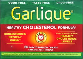 Garlique heart-health support concept shown with everyday wellness imagery.