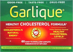 Garlique heart-health support concept shown with everyday wellness imagery.