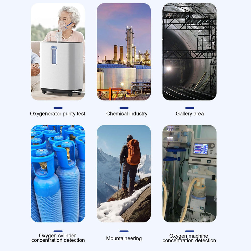 Garosa O2 detector long battery life enables extended monitoring.