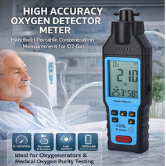 Garosa O2 detector suited for industrial and lab oxygen concentration tasks.