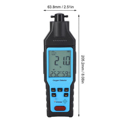 Garosa O2 detector wide 0–100% range supports versatile testing.
