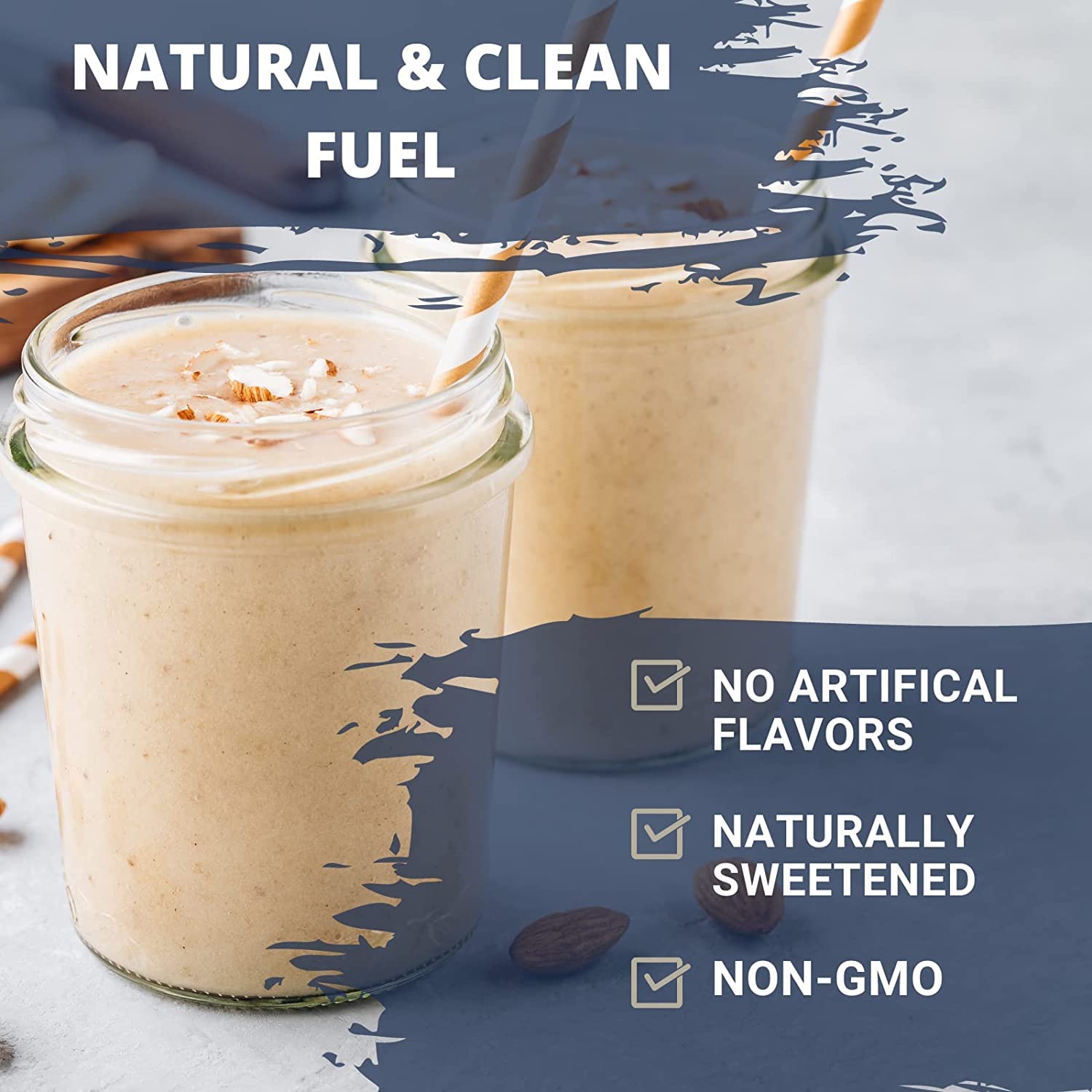 Gaspari Bone Broth Collagen ingredients list featuring types I, II & III.