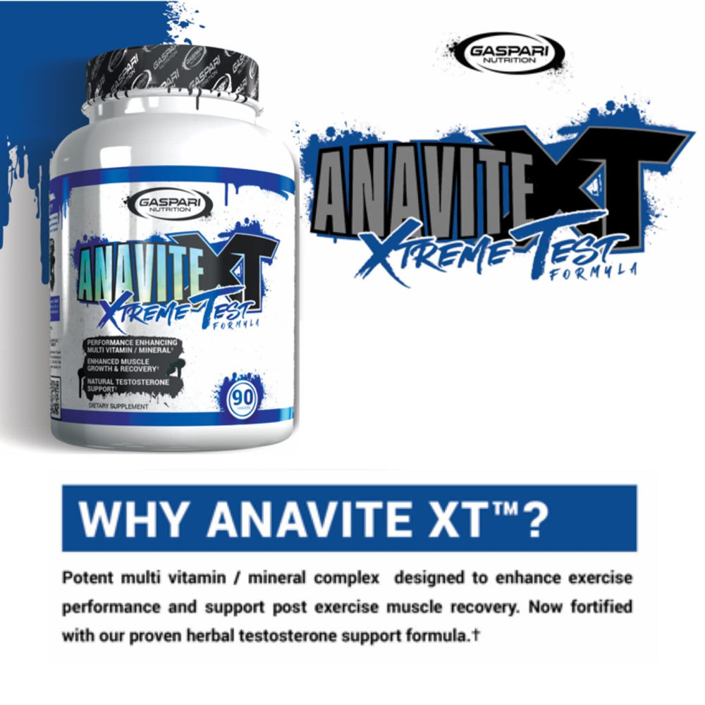 Gaspari Nutrition Anavite XT dosing scoop, illustrating an easy daily ritual for energy and recovery.