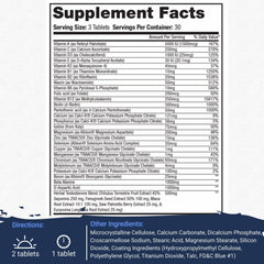 Gaspari Nutrition Anavite XT tablets closeup, showcasing high potency vitamins and minerals.