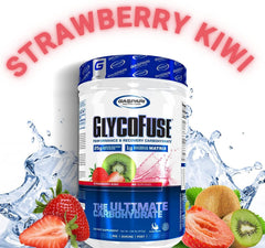 Gaspari Glycofuse label highlighting cluster dextrins and electrolyte blend