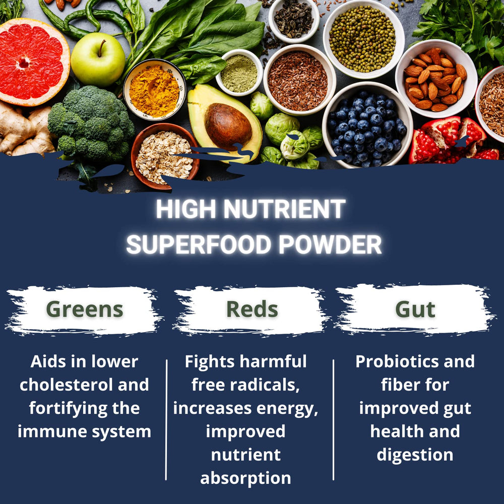 Gaspari Nutrition Greens and Reds ingredients panel highlighting plant-based blends