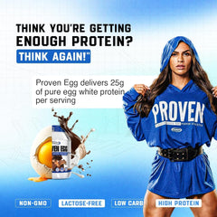 Gaspari Proven Egg white label nutrition highlights clean ingredients and allergen-free profile.