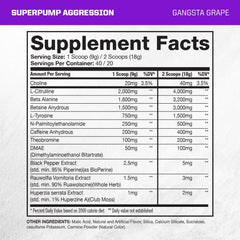 Gaspari Nutrition SuperPump Aggression powder scoop highlights easy dosing for pre-workout boosts.