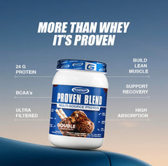 Gaspari Proven Blend daily use idea shown with bottle and shaker.