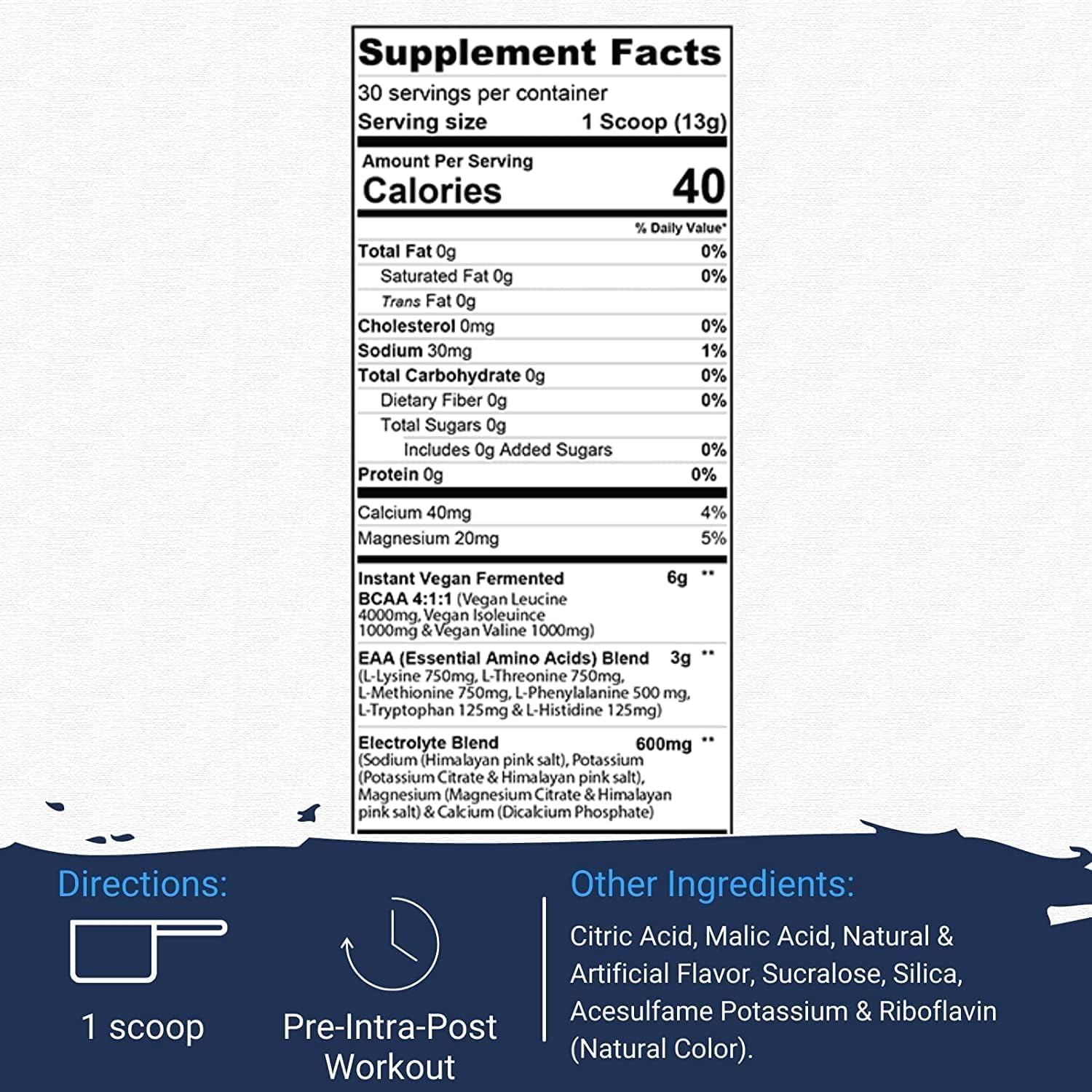 Gaspari Proven EAAs Guava Nectarine scoop dissolving for quick amino acid intake.