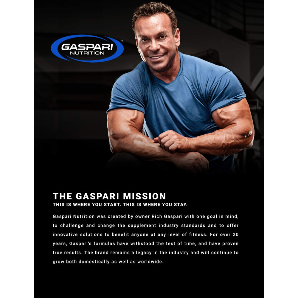 Gaspari Proven Whey label close-up, hydrolyzed whey isolate highlights high-quality protein.