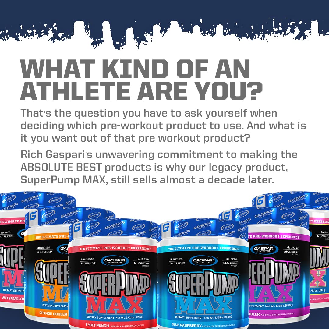 Gaspari SuperPump Max container on shelf signals a durable gym staple.
