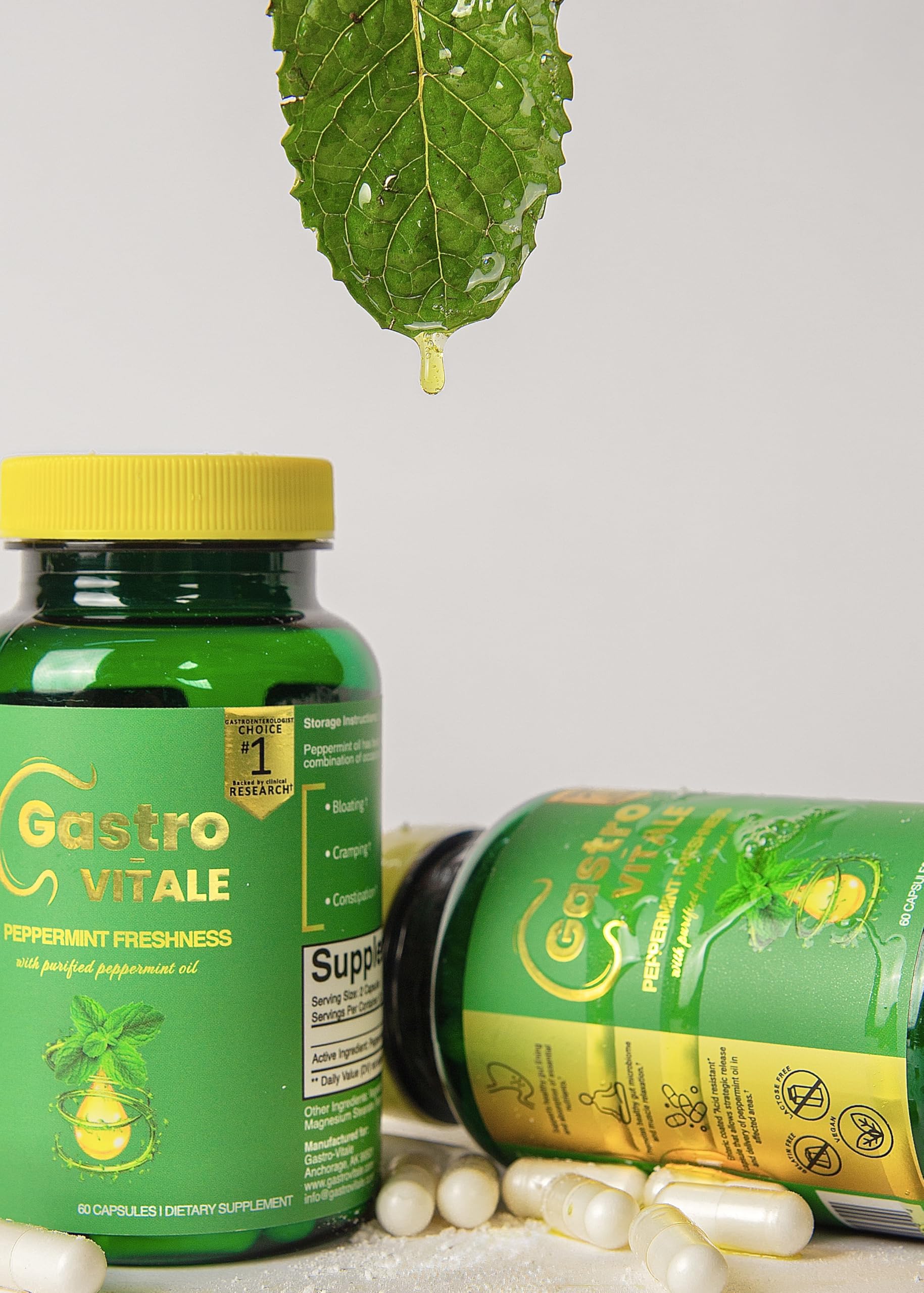 Gastro-Vitale Halal-certified badge visible on packaging.