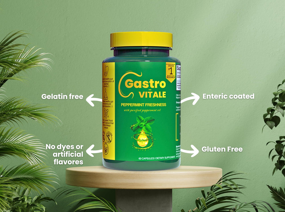 Gastro-Vitale US-made packaging communicates local quality.