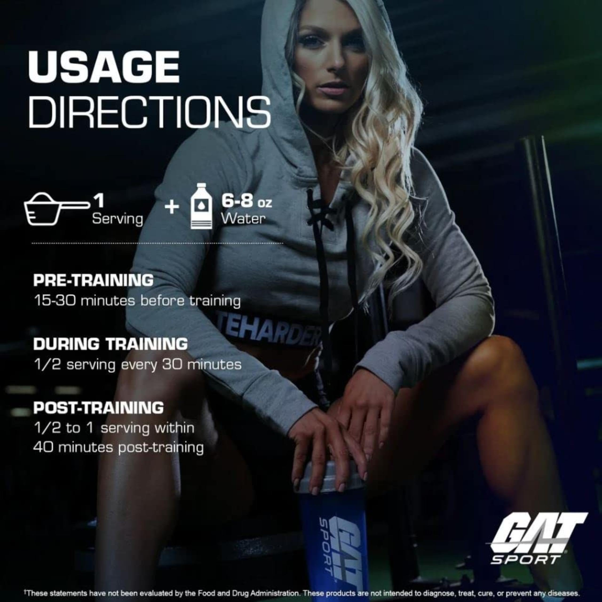 GAT SPORT Carbotein grape drink in glass during workouts
