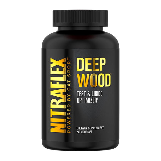 GAT SPORT Deep Wood bottle front view for vitality and performance support