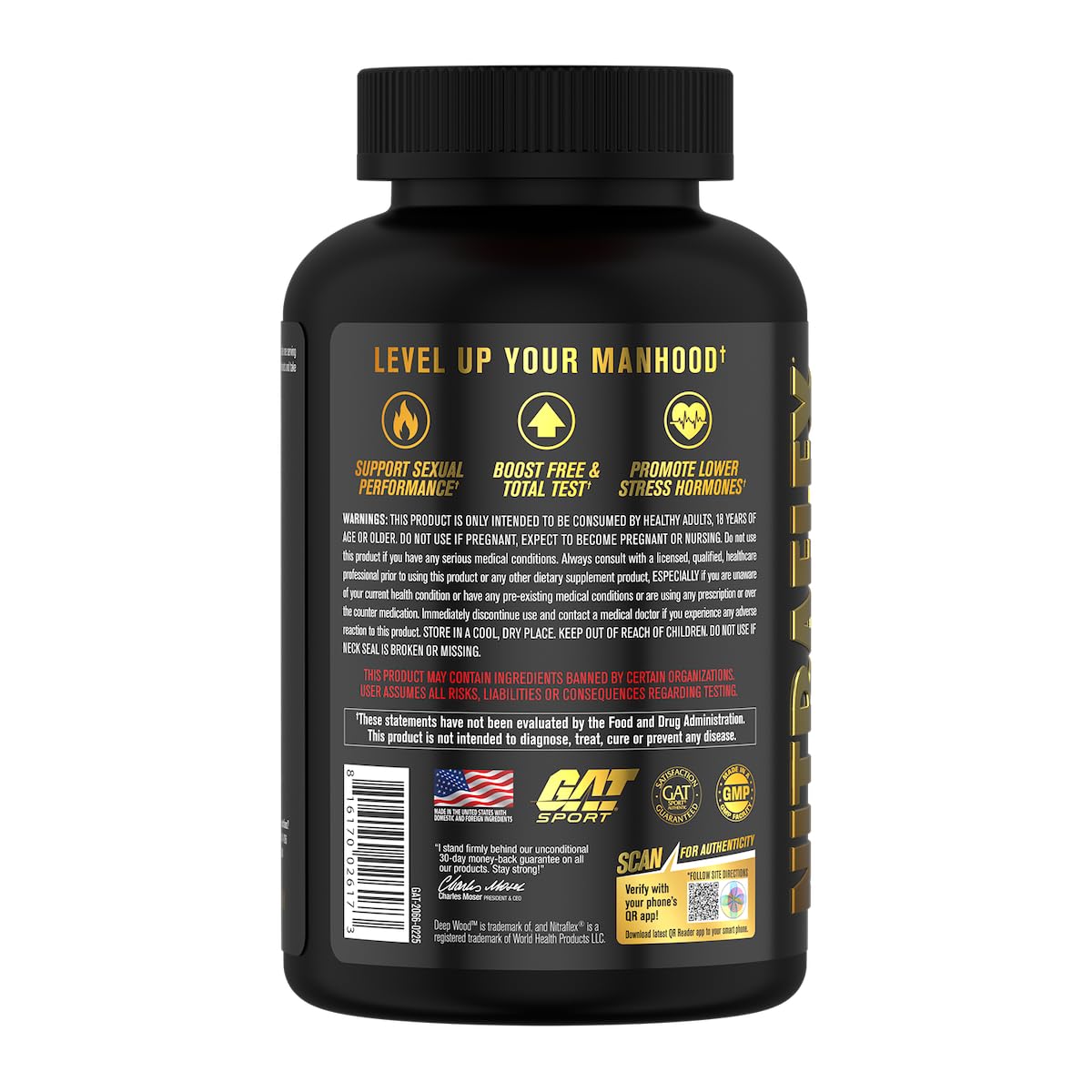 Capsules close-up highlighting Maca and DHEA for endurance and energy