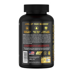 Capsules close-up highlighting Maca and DHEA for endurance and energy