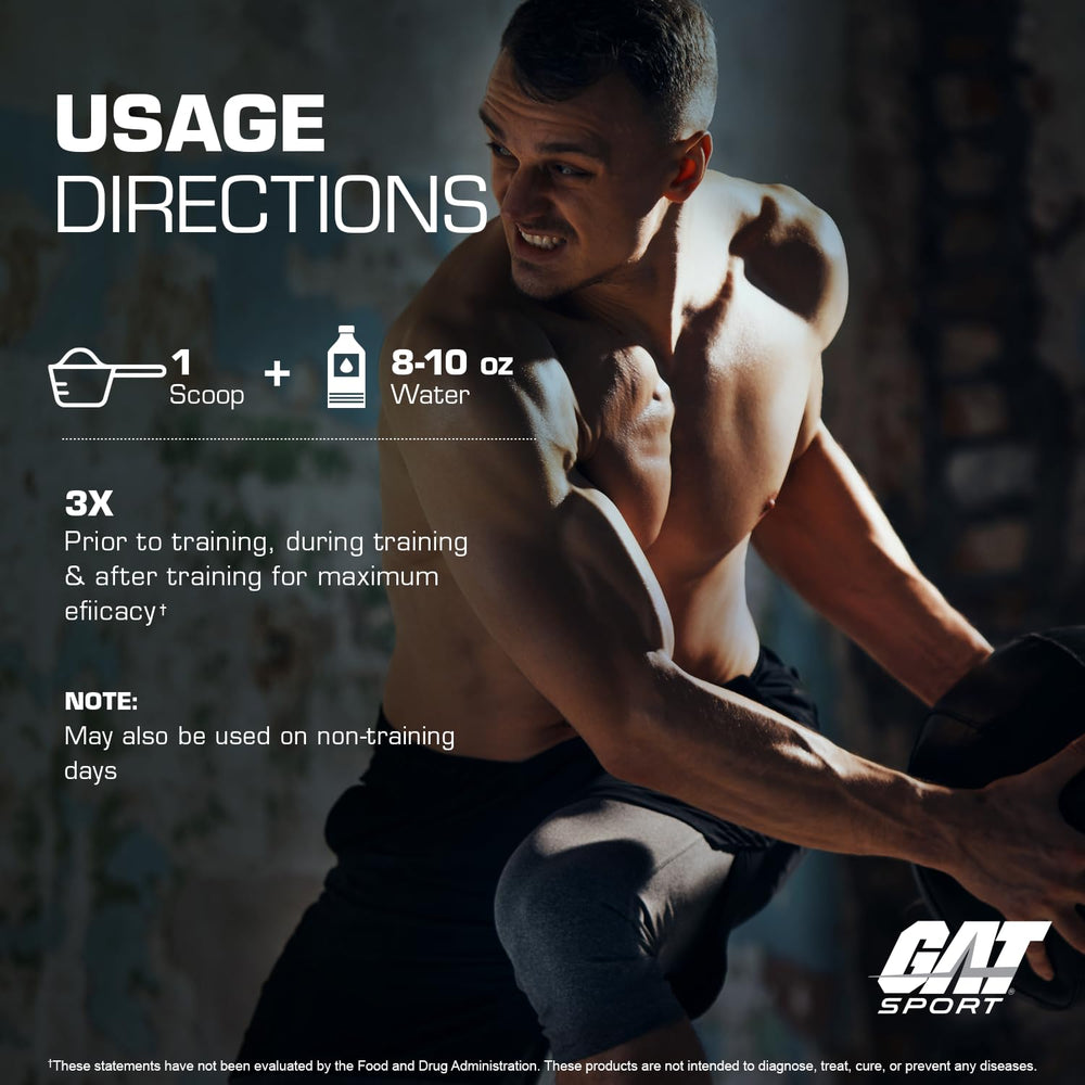GAT SPORT Flexx EAAs bottle together with label for hard training recovery support.