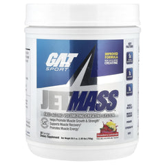GAT SPORT JetMass bottle closeup showing clean design and zero artificial colors.