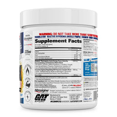 Nitraflex Burn blue raspberry scoop demonstrates simple dosing for workouts