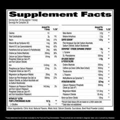 GAT SPORT Nitraflex Ultra label closeup with ingredients