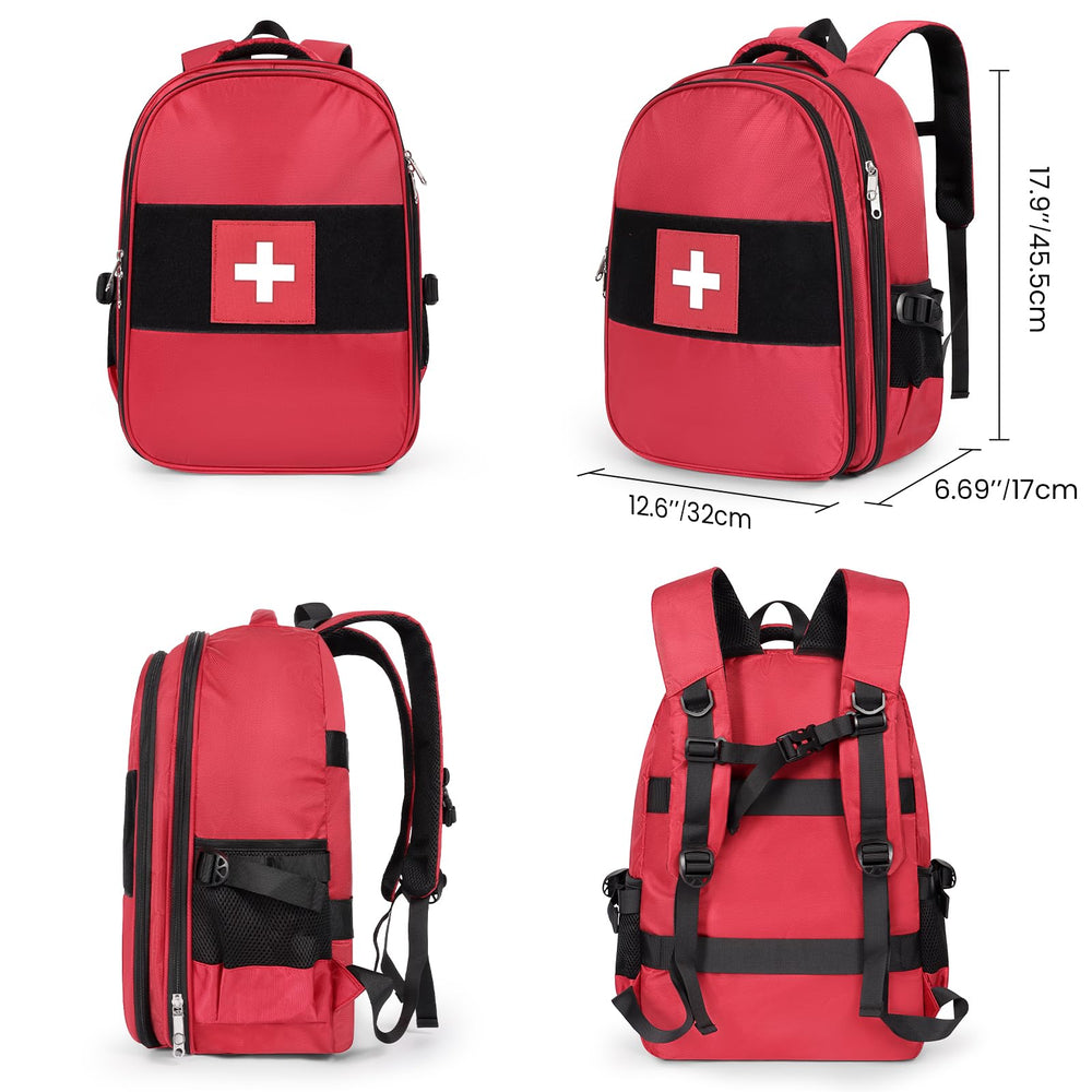 Gatycallaty first aid bag shows waterproof and wear resistant outer material.