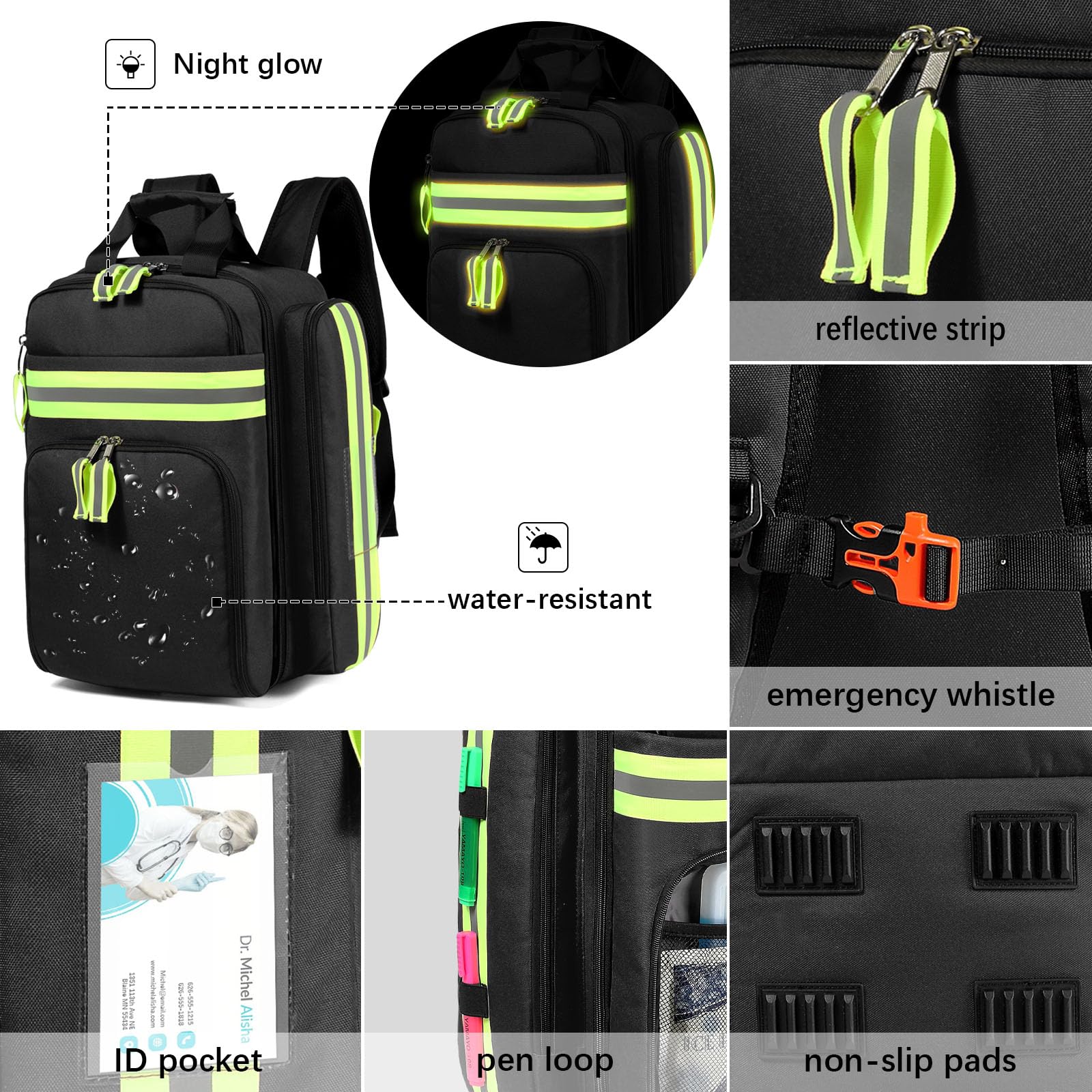 Gatycallaty six color pouches enable quick item sorting.